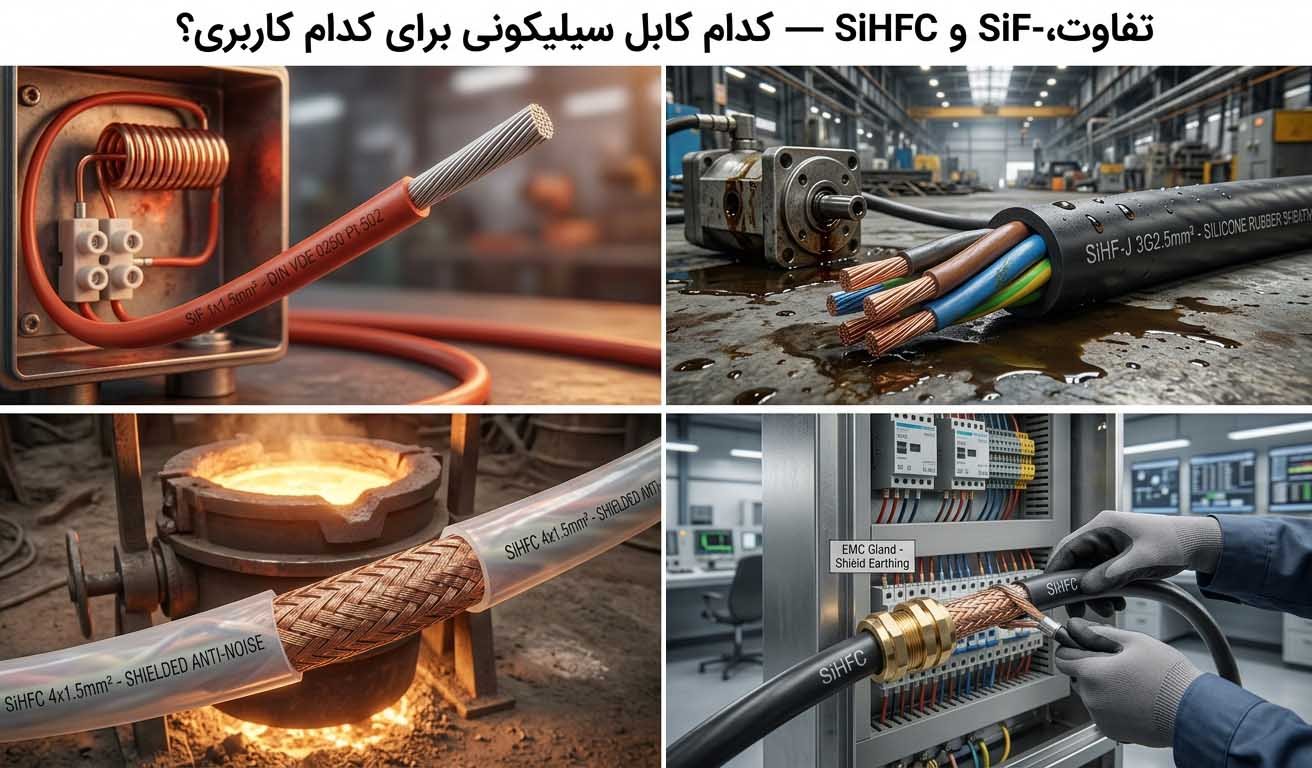 تفاوت SiF، SiHF-J و SiHFC — کدام سیلیکون برای کدام کار